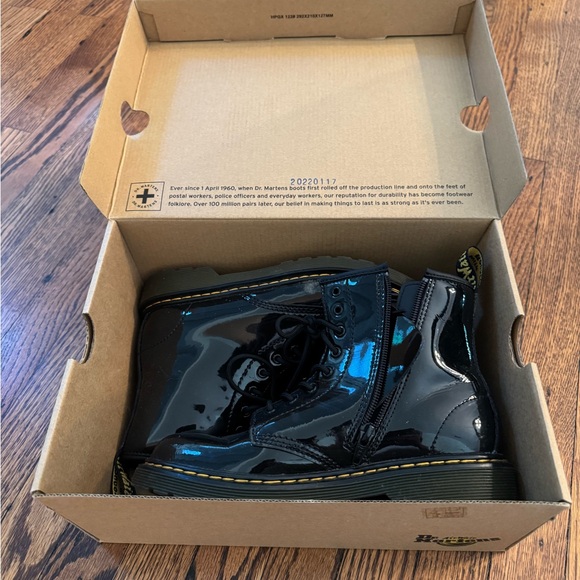 Dr. Martens Size 4Y Leather Boots